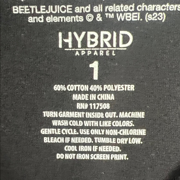 Hybrid Apparel Charcoal Tee - Picture 2 of 3